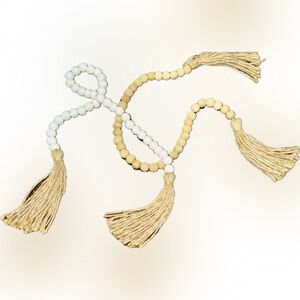 Decorative, Natural / White Beads for Home / Office Decor (BUNDLE of 2)…